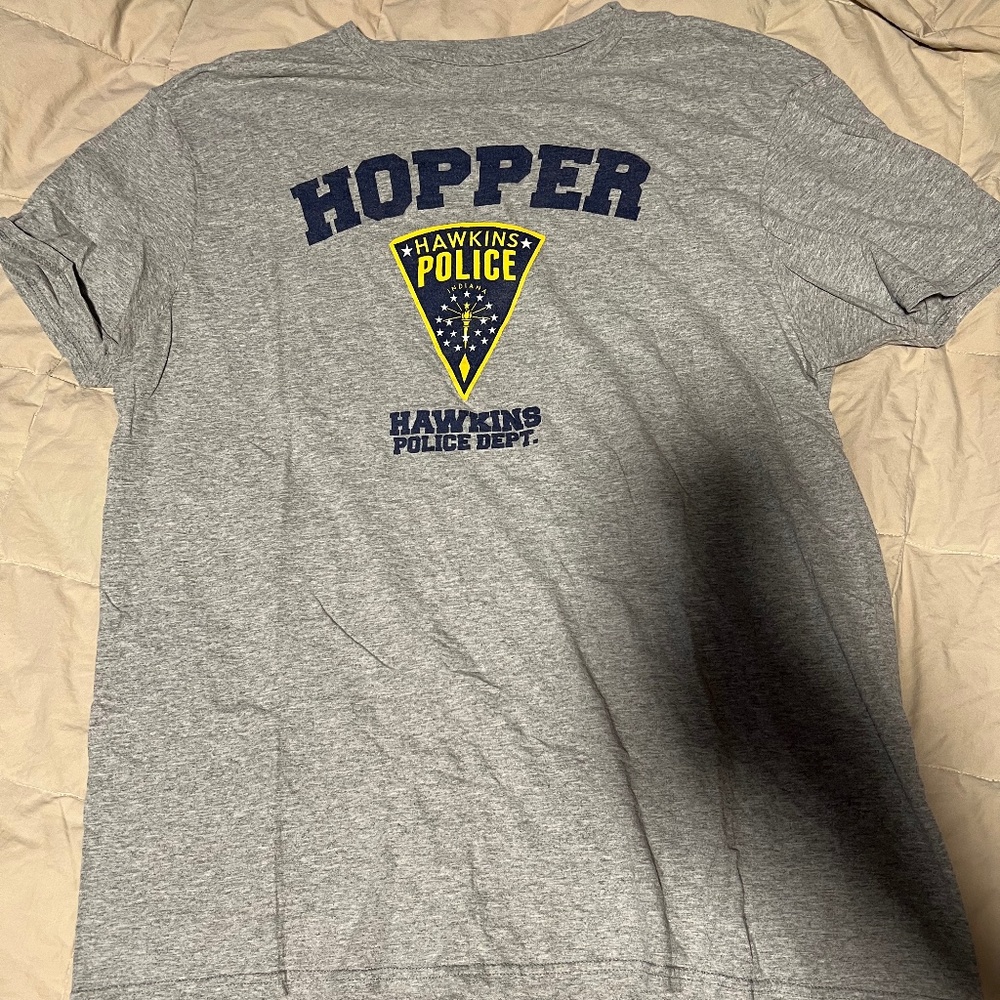 Stranger Things Police T Shirt